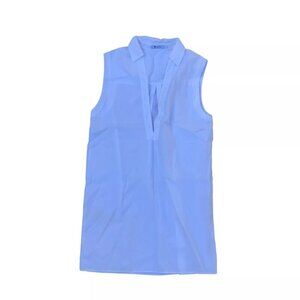 T ALEXANDER WANG Tunic Dress Women's SMALL White Knee Length Designer Sleeveless